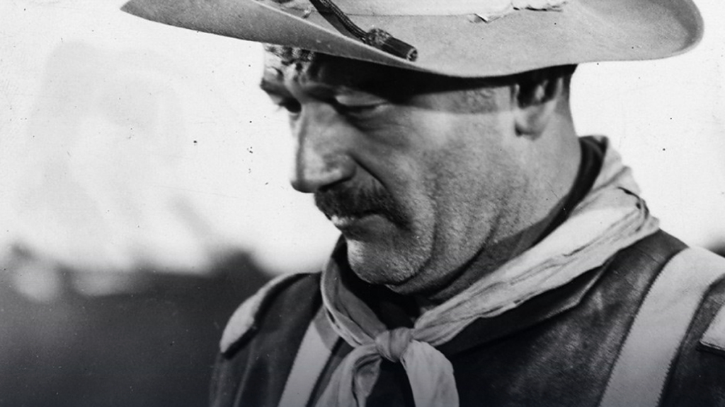 John Wayne dans Elle portait un ruban jaune