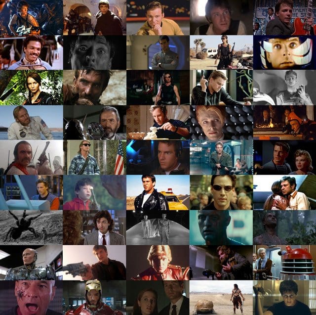 Los 50 principales protagonistas de películas de ciencia ficción