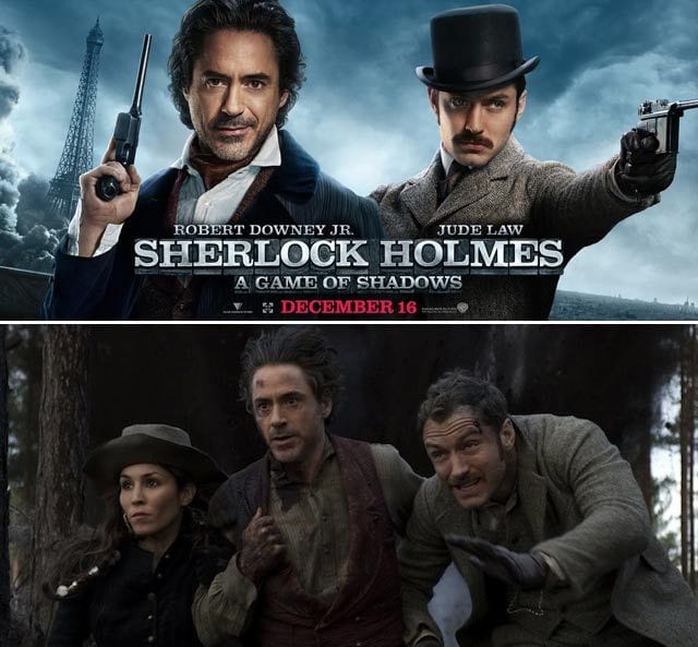 Informe de la conferencia de prensa de Sherlock Holmes: Un juego de sombras