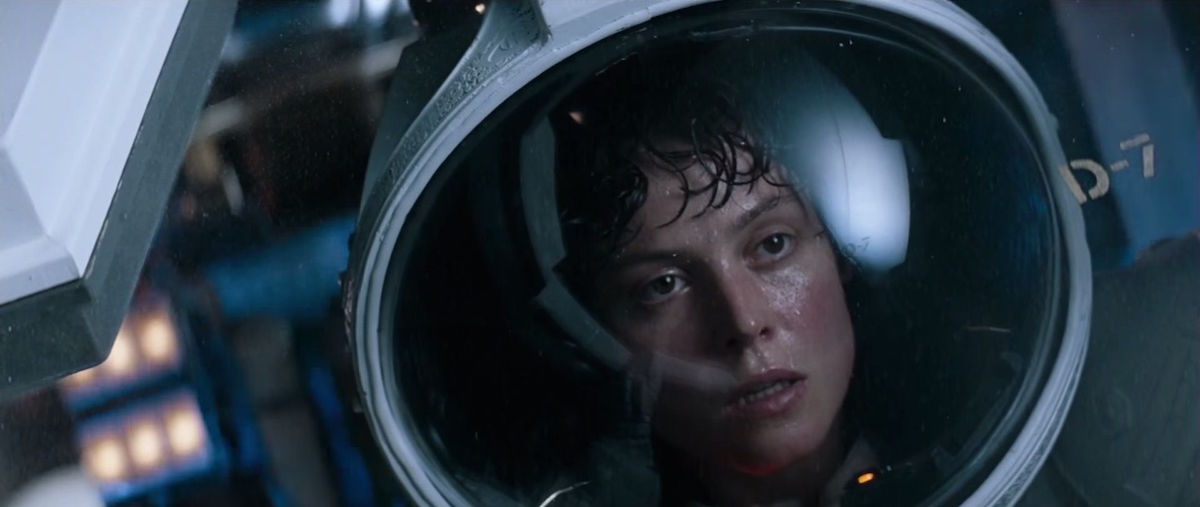 Sigourney Weaver como Ellen Ripley en Alien 1979