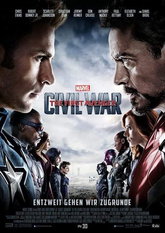 Dos nuevos espacios de TV para el Capitán América: Civil War, más nuevas imágenes promocionales