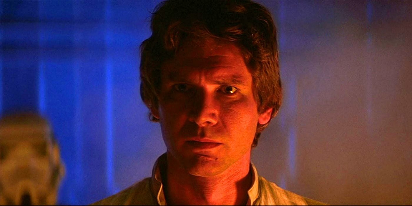 Empire contraataca: ¿Por qué la línea 'I Know' de Han Solo volvió loca a Carrie Fisher?