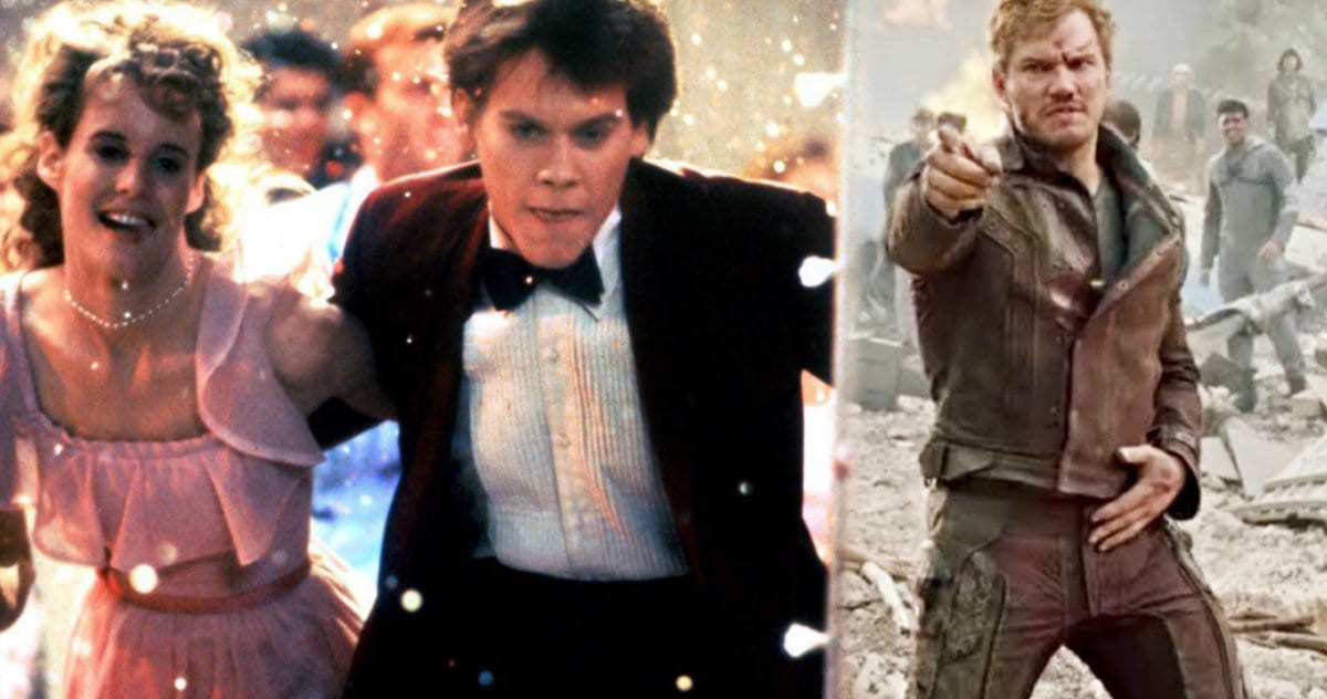 Kevin Bacon desafía a Star-Lord a un baile de pies sueltos y Chris Pratt dice que no hay manera