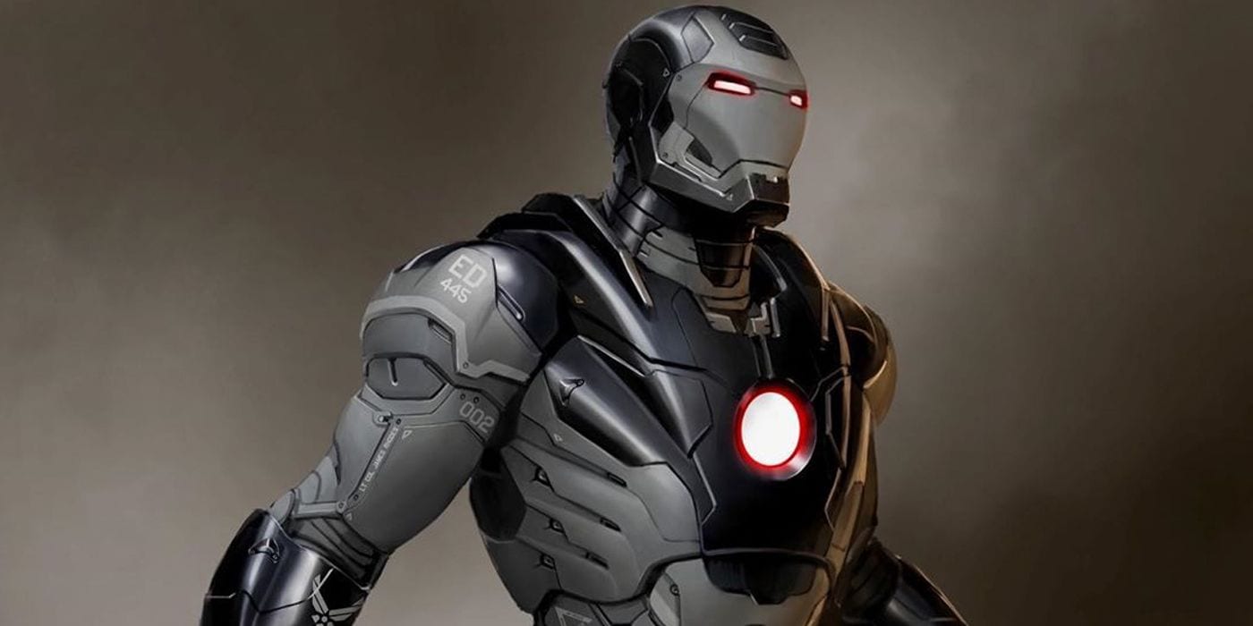 La armadura de máquina de guerra no utilizada de Iron Man 3 es elegante y peligrosa