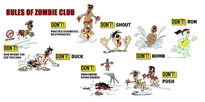 La primera regla del Zombie Club.