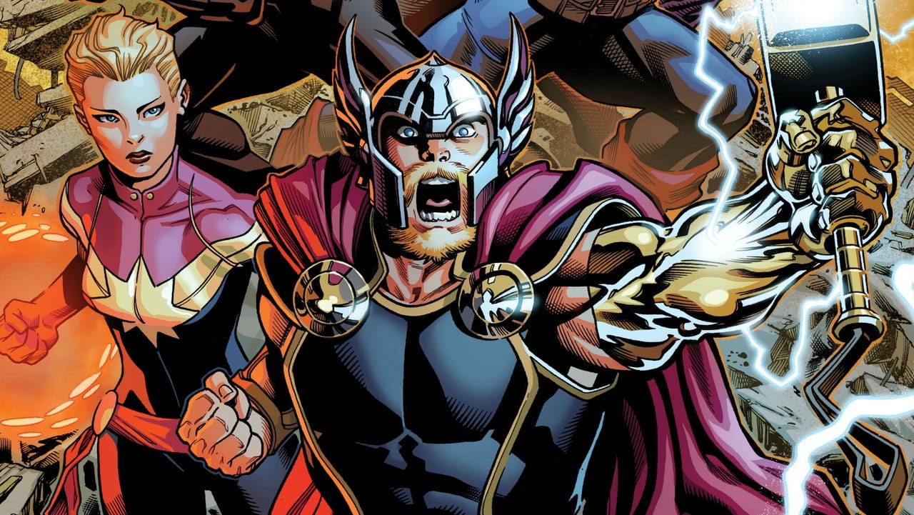 Las nuevas descripciones de las imágenes de ‘Avengers: Endgame 'revelan el momento de Thor y el Capitán Marvel