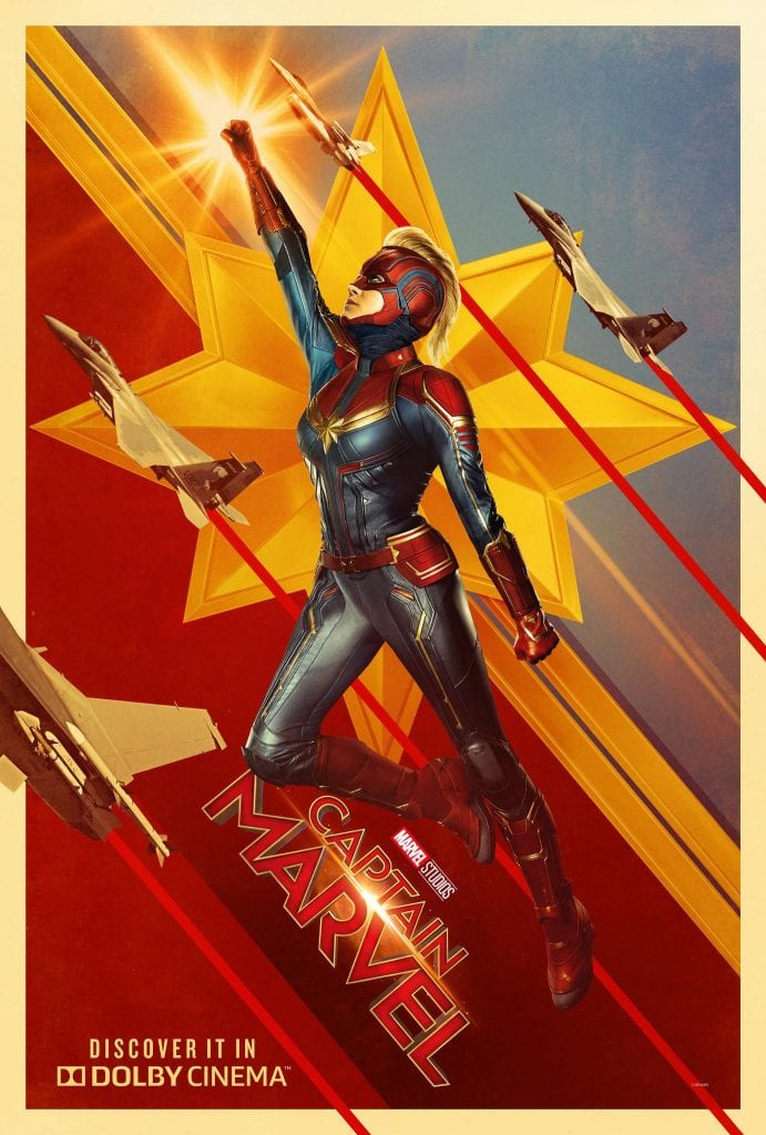 Nuevos pósters del "Capitán Marvel" lanzados a la venta
