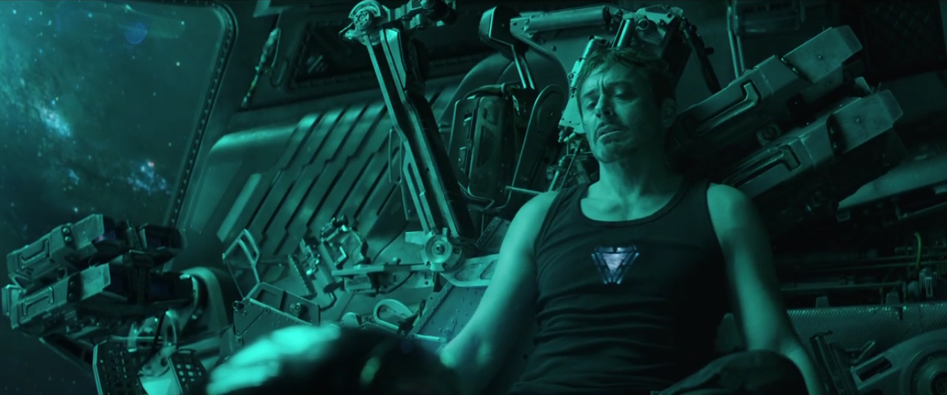 Avengers: Endgame - Tony Stark en el barco de GOTG