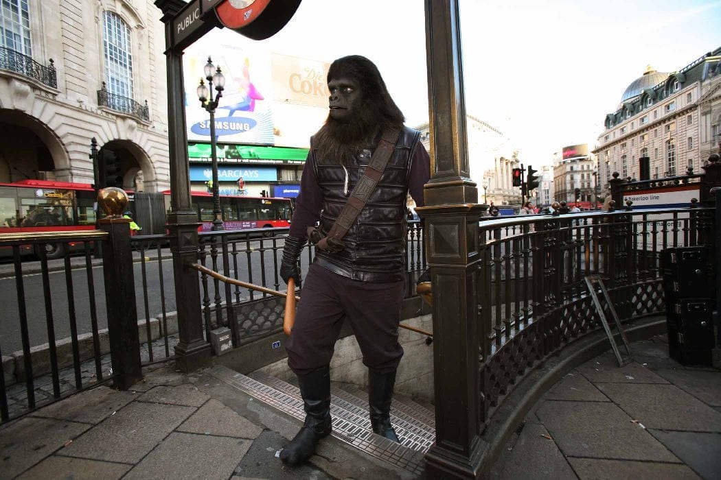 Los simios invaden Londres